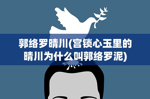 郭络罗晴川(宫锁心玉里的晴川为什么叫郭络罗泥)