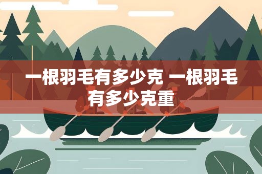 一根羽毛有多少克 一根羽毛有多少克重