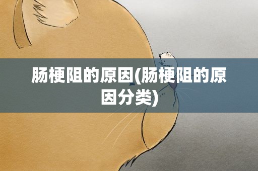 肠梗阻的原因(肠梗阻的原因分类)