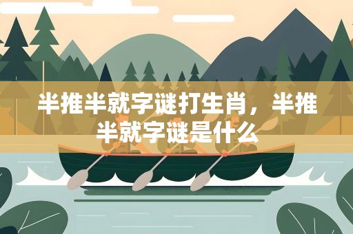 半推半就字谜打生肖，半推半就字谜是什么