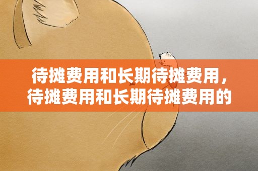 待摊费用和长期待摊费用，待摊费用和长期待摊费用的区别