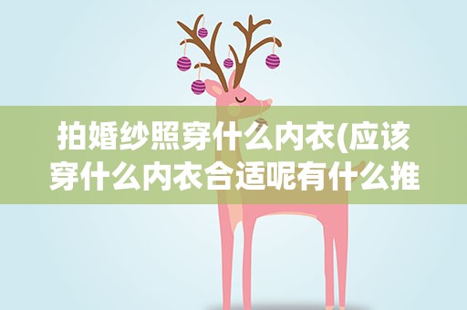 拍婚纱照穿什么内衣(应该穿什么内衣合适呢有什么推荐吗)