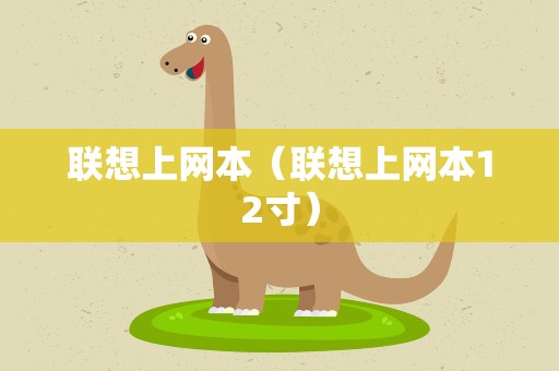 联想上网本（联想上网本12寸）