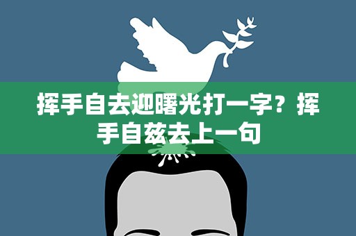 挥手自去迎曙光打一字？挥手自兹去上一句