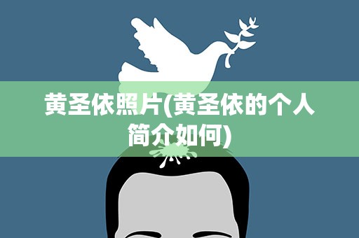 黄圣依照片(黄圣依的个人简介如何)