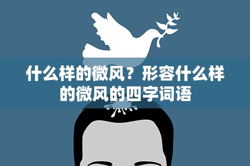 什么样的微风？形容什么样的微风的四字词语