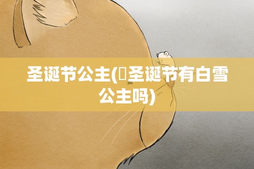 圣诞节公主(囯圣诞节有白雪公主吗)
