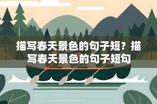 描写春天景色的句子短？描写春天景色的句子短句