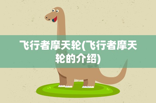 飞行者摩天轮(飞行者摩天轮的介绍)