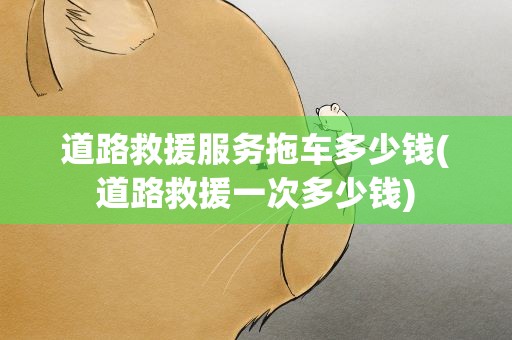 道路救援服务拖车多少钱(道路救援一次多少钱)