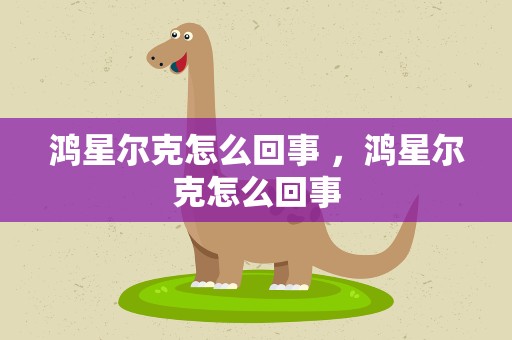 鸿星尔克怎么回事 ，鸿星尔克怎么回事