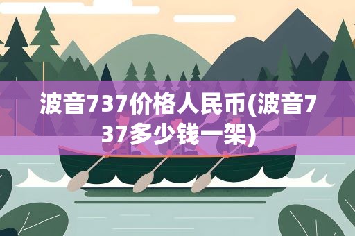 波音737价格人民币(波音737多少钱一架)