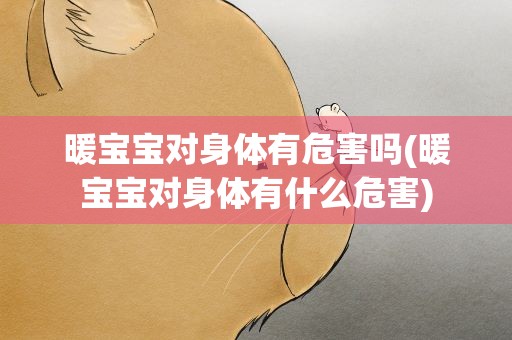 暖宝宝对身体有危害吗(暖宝宝对身体有什么危害)