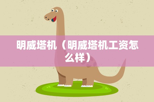 明威塔机（明威塔机工资怎么样）