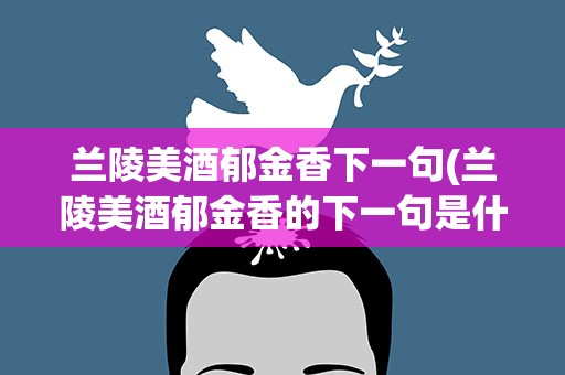兰陵美酒郁金香下一句(兰陵美酒郁金香的下一句是什么)