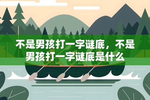 不是男孩打一字谜底，不是男孩打一字谜底是什么