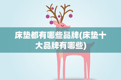 床垫都有哪些品牌(床垫十大品牌有哪些)
