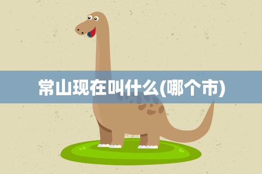 常山现在叫什么(哪个市)