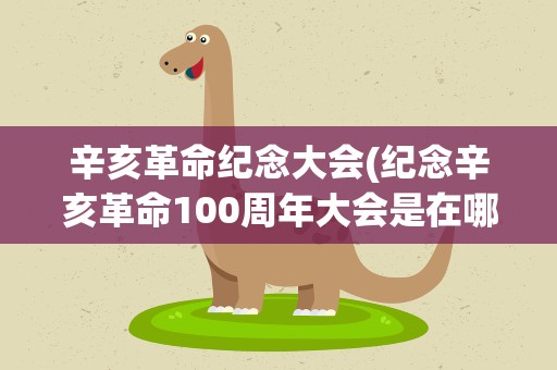 辛亥革命纪念大会(纪念辛亥革命100周年大会是在哪一年召开的有什么实现意义)