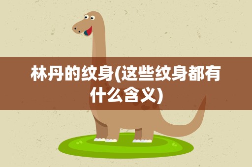 林丹的纹身(这些纹身都有什么含义)