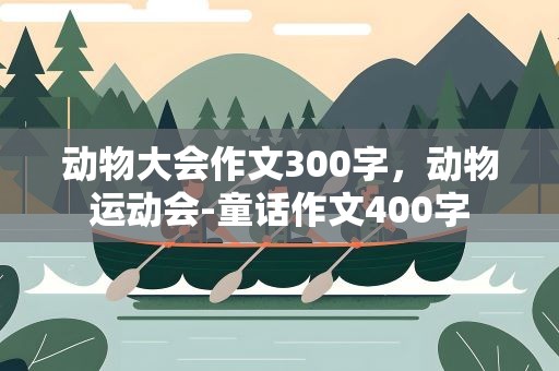 动物大会作文300字，动物运动会-童话作文400字