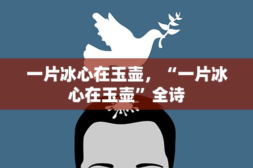 一片冰心在玉壶，“一片冰心在玉壶”全诗