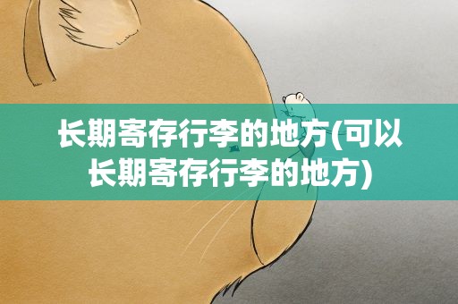 长期寄存行李的地方(可以长期寄存行李的地方)