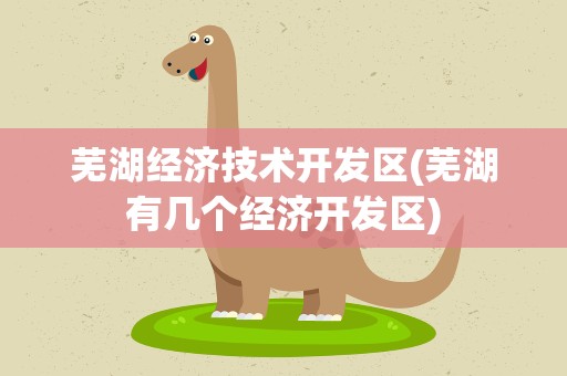 芜湖经济技术开发区(芜湖有几个经济开发区)