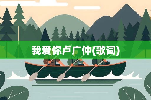 我爱你卢广仲(歌词)