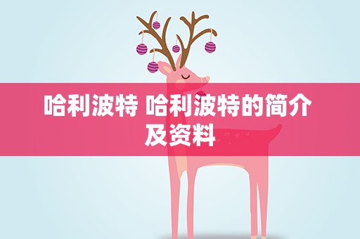 哈利波特 哈利波特的简介 及资料