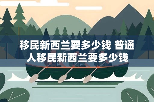 移民新西兰要多少钱 普通人移民新西兰要多少钱