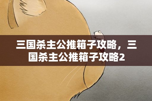 三国杀主公推箱子攻略，三国杀主公推箱子攻略2