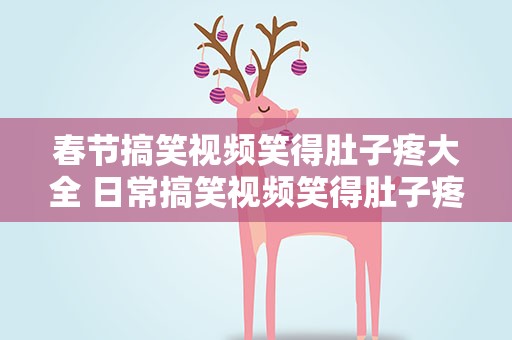 春节搞笑视频笑得肚子疼大全 日常搞笑视频笑得肚子疼大全