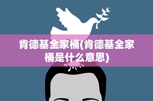 肯德基全家桶(肯德基全家桶是什么意思)
