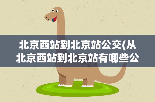 北京西站到北京站公交(从北京西站到北京站有哪些公交车)