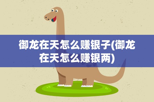 御龙在天怎么赚银子(御龙在天怎么赚银两)