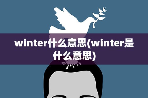 winter什么意思(winter是什么意思)