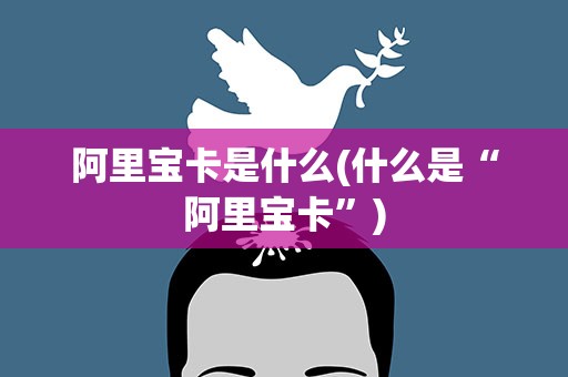阿里宝卡是什么(什么是“阿里宝卡”)