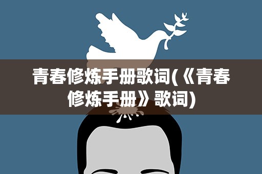 青春修炼手册歌词(《青春修炼手册》歌词)