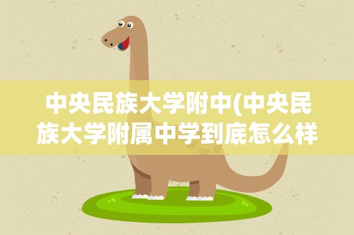 中央民族大学附中(中央民族大学附属中学到底怎么样啊)
