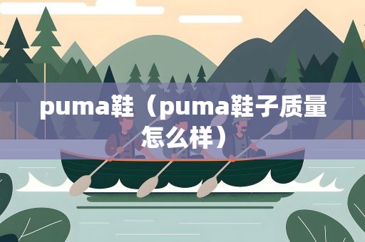 puma鞋（puma鞋子质量怎么样）
