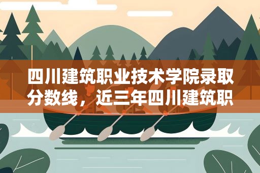 四川建筑职业技术学院录取分数线，近三年四川建筑职业技术学院分数线是多少