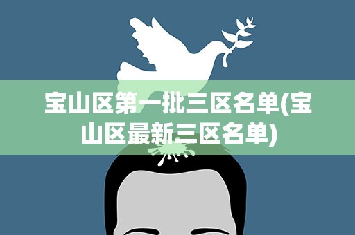 宝山区第一批三区名单(宝山区最新三区名单)