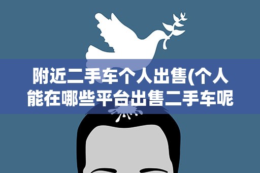 附近二手车个人出售(个人能在哪些平台出售二手车呢)
