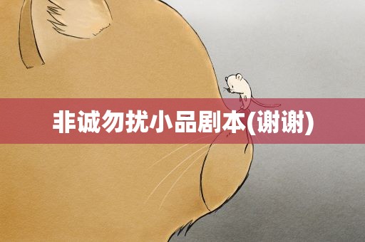 非诚勿扰小品剧本(谢谢)