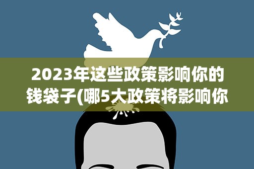 2023年这些政策影响你的钱袋子(哪5大政策将影响你的钱袋子)