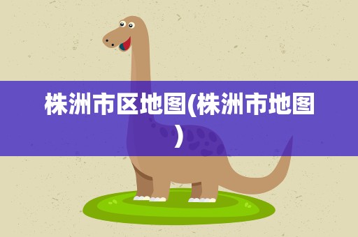 株洲市区地图(株洲市地图)