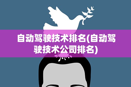 自动驾驶技术排名(自动驾驶技术公司排名)