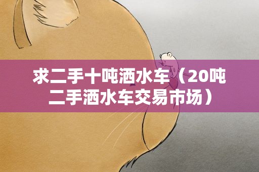 求二手十吨洒水车（20吨二手洒水车交易市场）