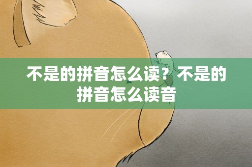 不是的拼音怎么读？不是的拼音怎么读音